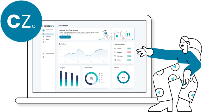 climate zero app dashboard